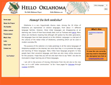 Tablet Screenshot of hello-oklahoma.com